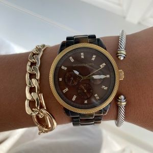 Michael Kors Tortoise Shell Watch